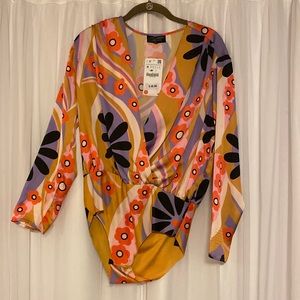 NWT Gorgeous Top/Bodysuit